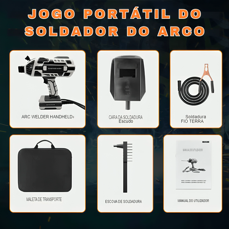 SparkPro™ – Soldador Profissional Portátil 5 em 1 + Brindes