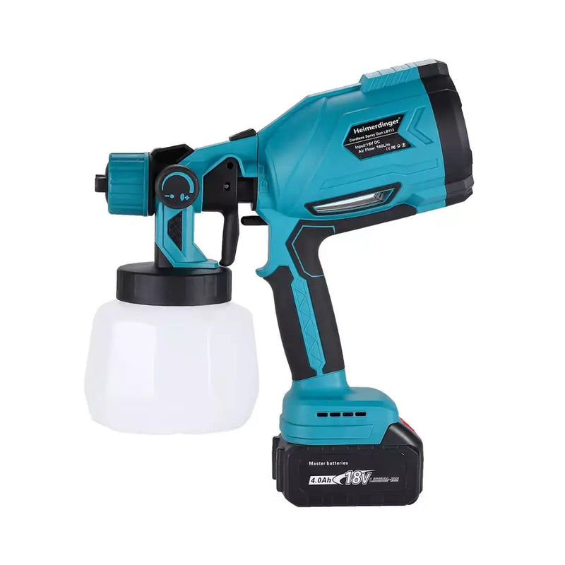 PaintMax: Pistola de Pulverização Elétrica - Lote Especial com Preço Exclusivo + BRINDE (2 Baterias Extras)