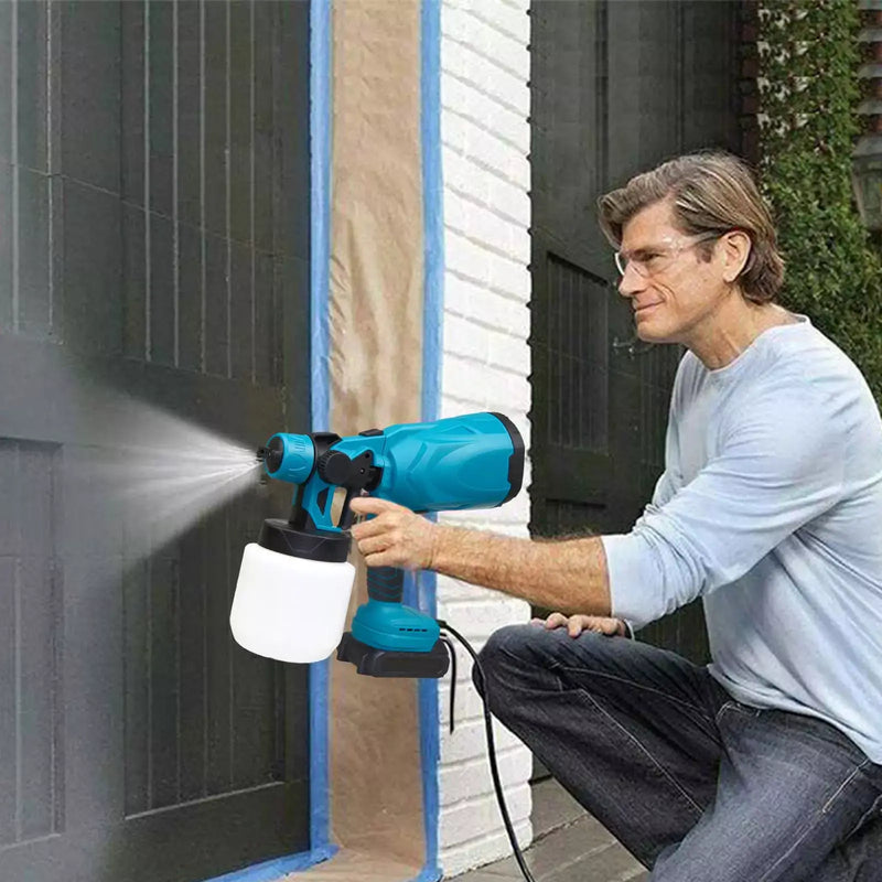 PaintMax: Pistola de Pulverização Elétrica - Lote Especial com Preço Exclusivo + BRINDE (2 Baterias Extras)